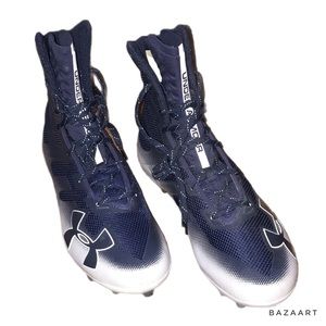 Under Armour Men's UA Highlight MC Football Cleats Shoes Blue Sz 16